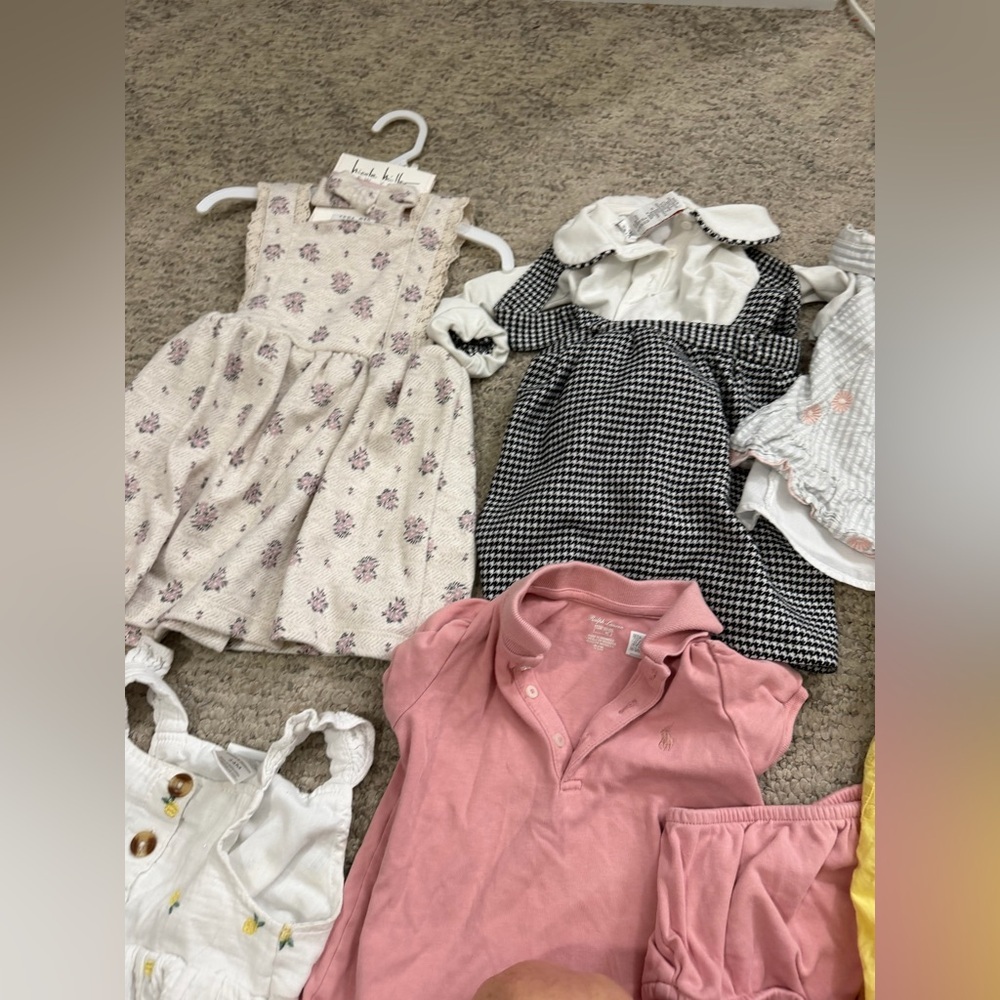 Lot of baby clothes 24 months dress skirts top pants Nicole miller polo sets - Picture 16 of 16